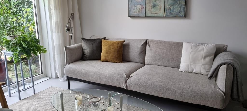 3-zits bank Ikea ÄPLARYD, Lejde lichtgrijs, Ophalen, Zo goed als nieuw, 75 tot 100 cm