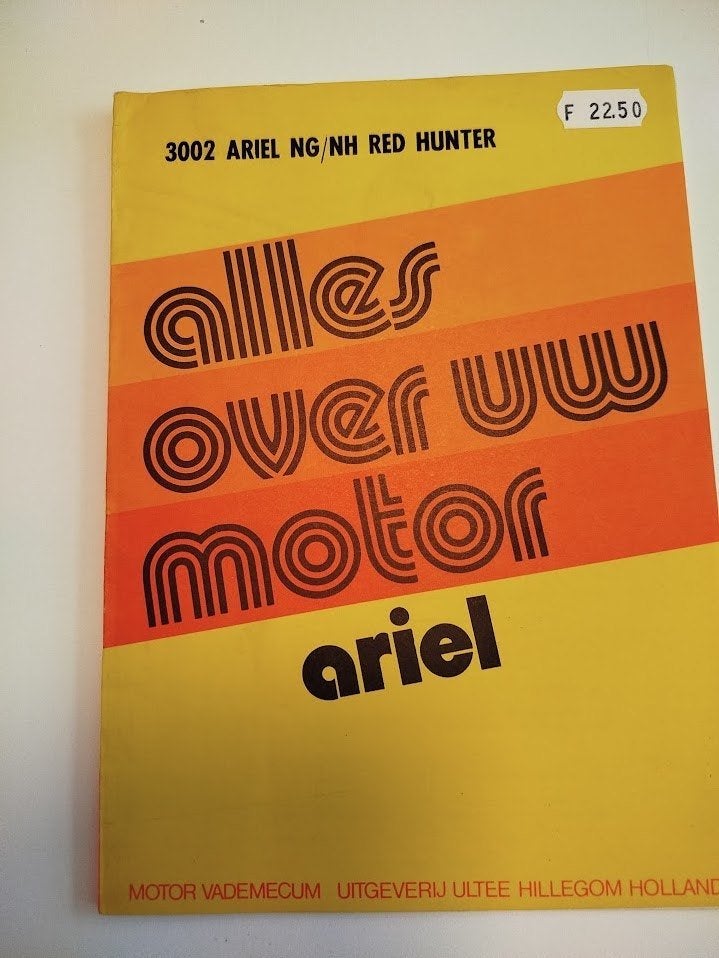 Ariel NG & NH Red Hunter Alles over uw motor Nieuw, Motoren, Handleidingen en Instructieboekjes, Ophalen of Verzenden, Overige merken