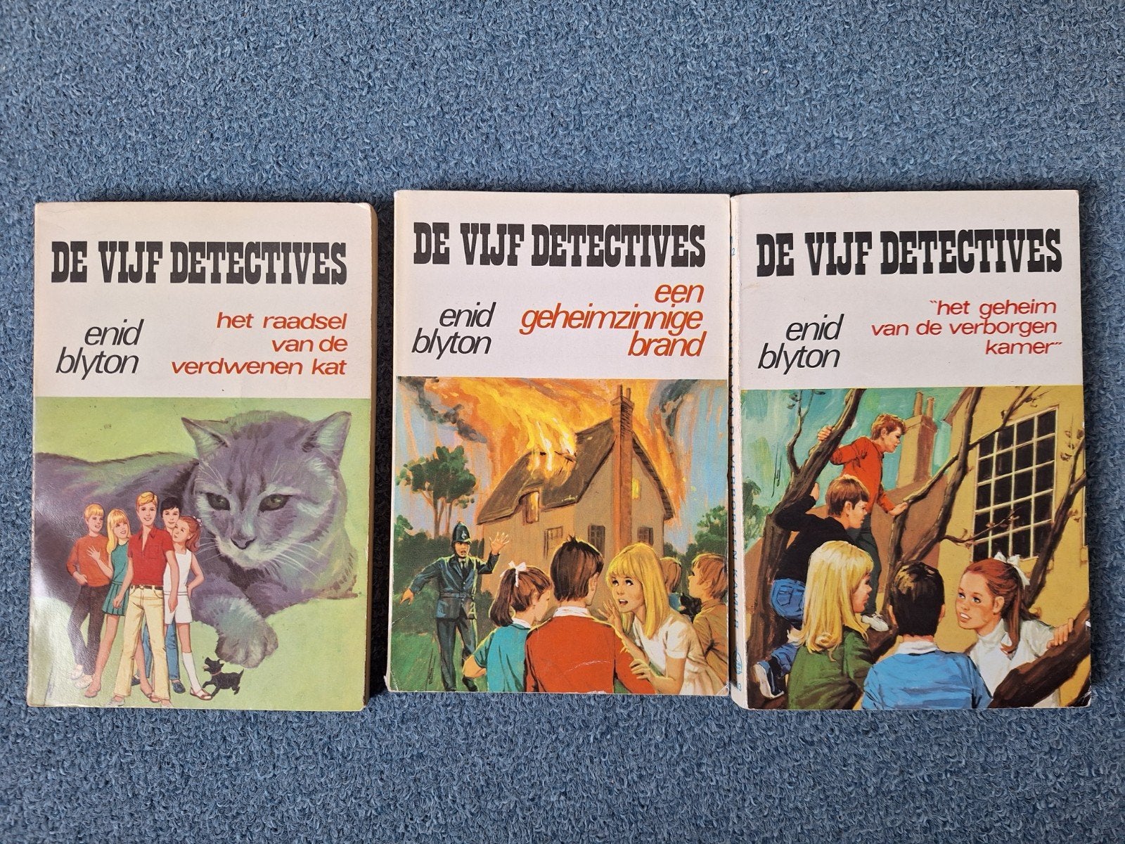 De Vijf Detectives - Enid Blyton, Ophalen of Verzenden, Gelezen