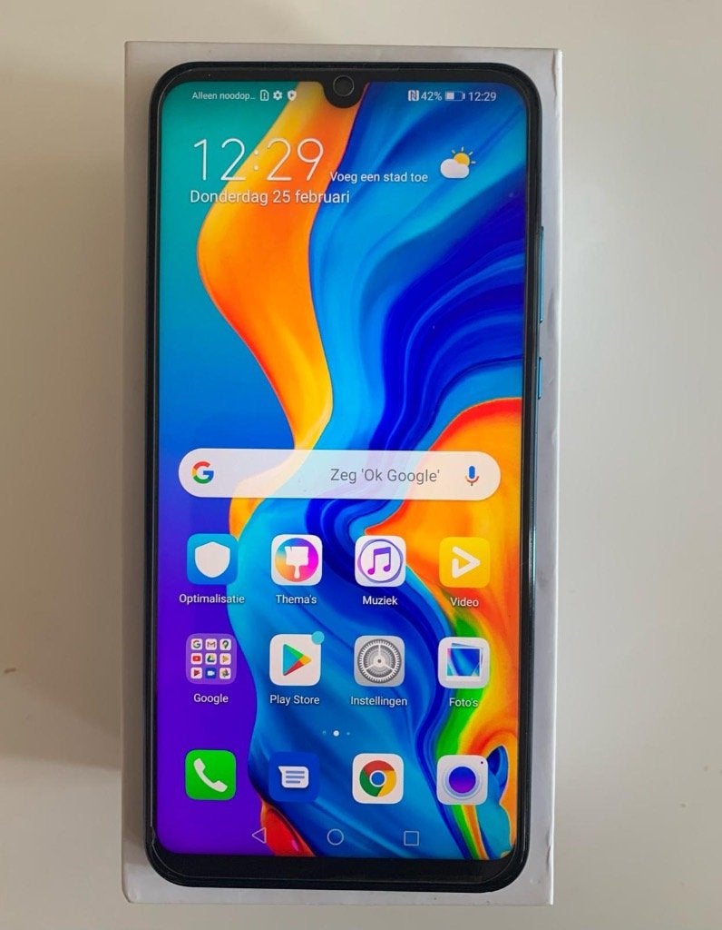 ZGAN Huawei P30 lite 128 Met Android te koop of te ruilen, Blauw, Ophalen of Verzenden, Zo goed als nieuw, Zonder simlock