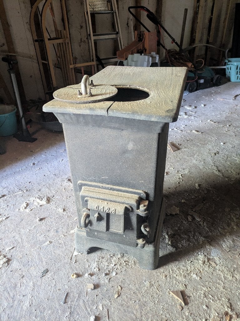 Houtkachel/allesbrander, Huis en Inrichting, Kachels, Ophalen, Gebruikt, Houtkachel, Vrijstaand