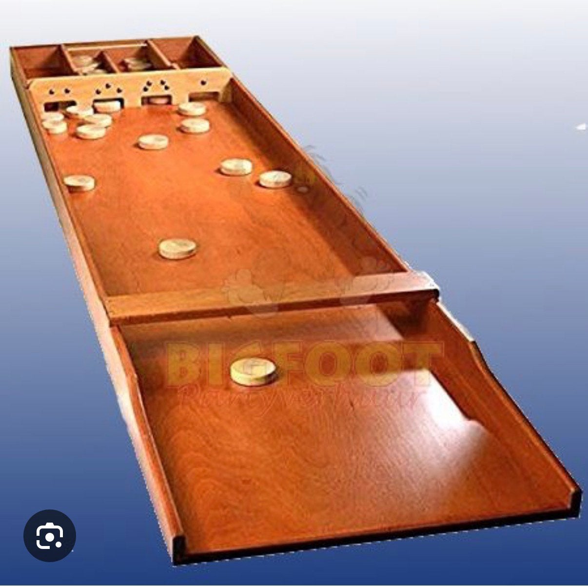 Te koop gevraagd: Houten sjoelbak, Ophalen, Gebruikt