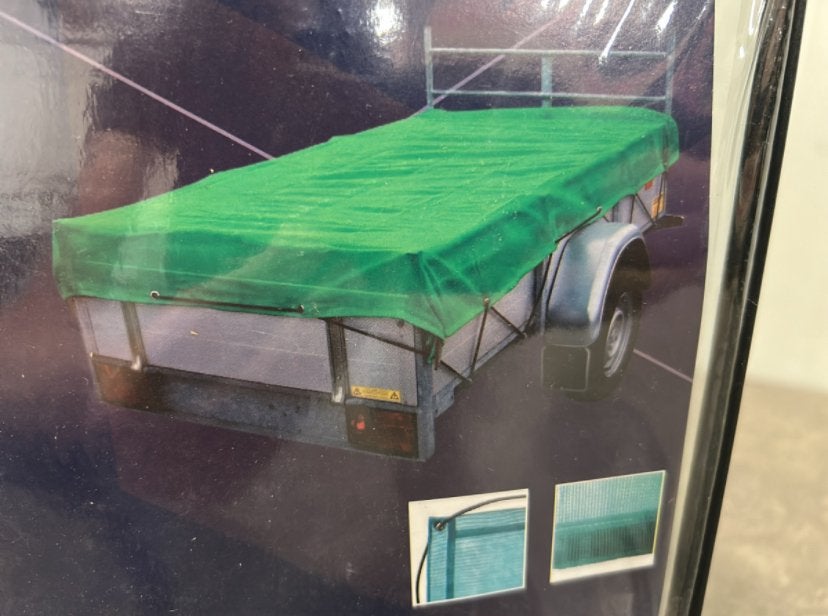 Aanhangernet Konvox 2,5x5m Fijnmazig + Elastiek NIEUW, Berdal Rubber & Plastics B.V., Sales@berdal.com, Nieuw, Bedrijvenpark Twente 193, 7602 KG Almelo, Nederland