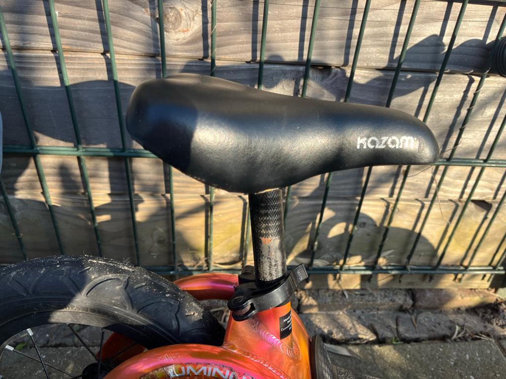 Kazam pro aluminium loopfiets, Ophalen of Verzenden, Gebruikt, Minder dan 16 inch