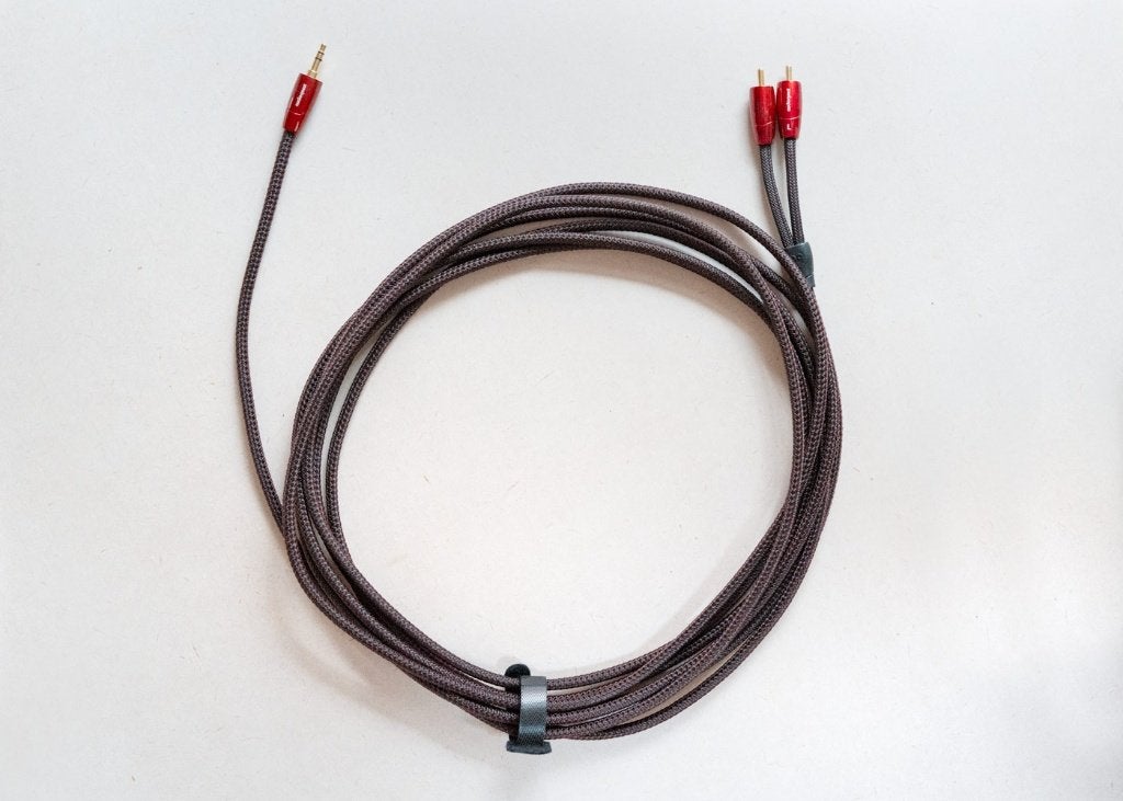AudioQuest Golden Gate kabel mini-jack naar RCA - 5 meter, Ophalen of Verzenden, Zo goed als nieuw, 2 tot 5 meter, Interlink-kabel
