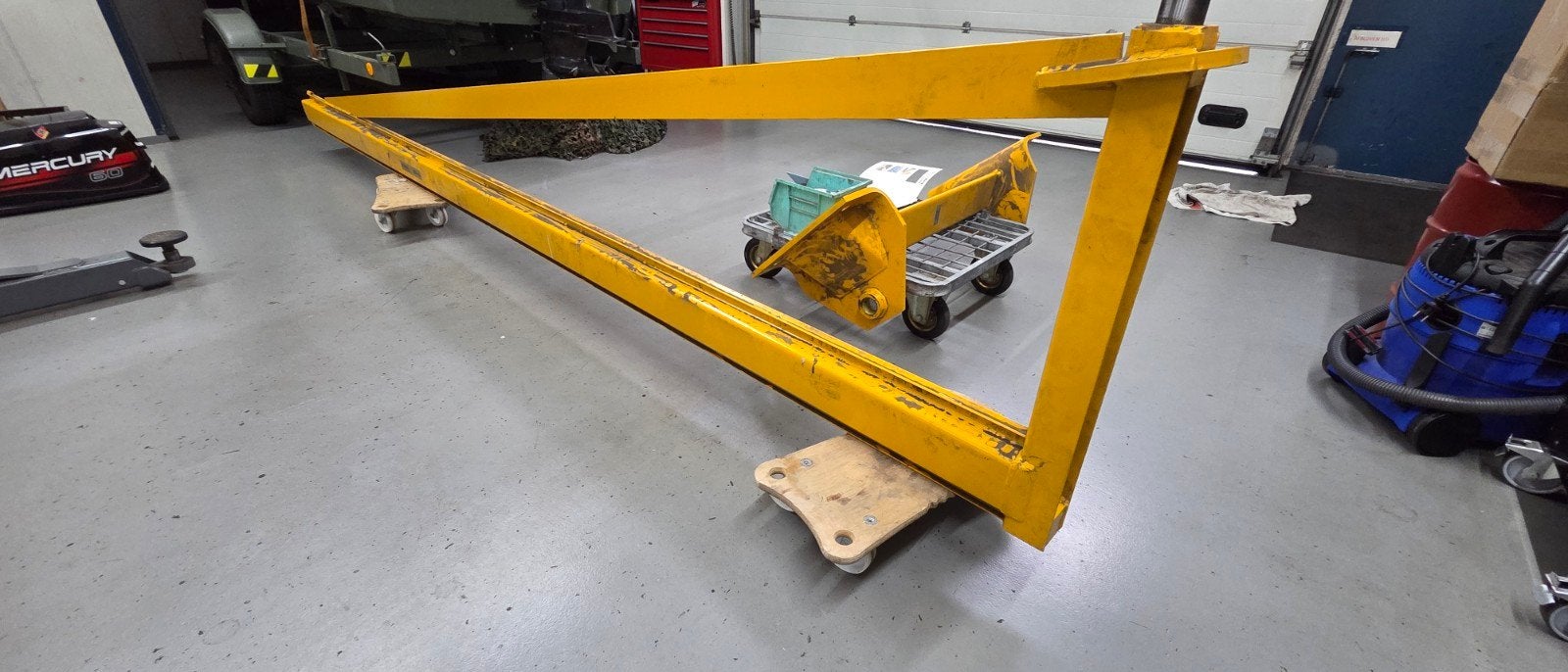 Demag Wandzwenkkraan met elektrische takel 500 kg, Ophalen, Zo goed als nieuw