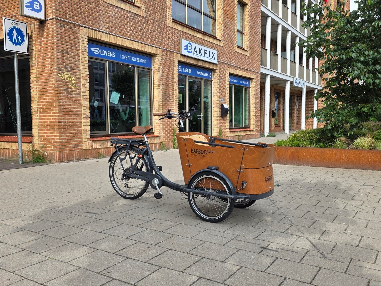 Babboe Curve elektrische bakfiets - Zo goed als nieuw, 4 kinderen of meer, Info@babboe.nl, Ophalen of Verzenden, Zo goed als nieuw