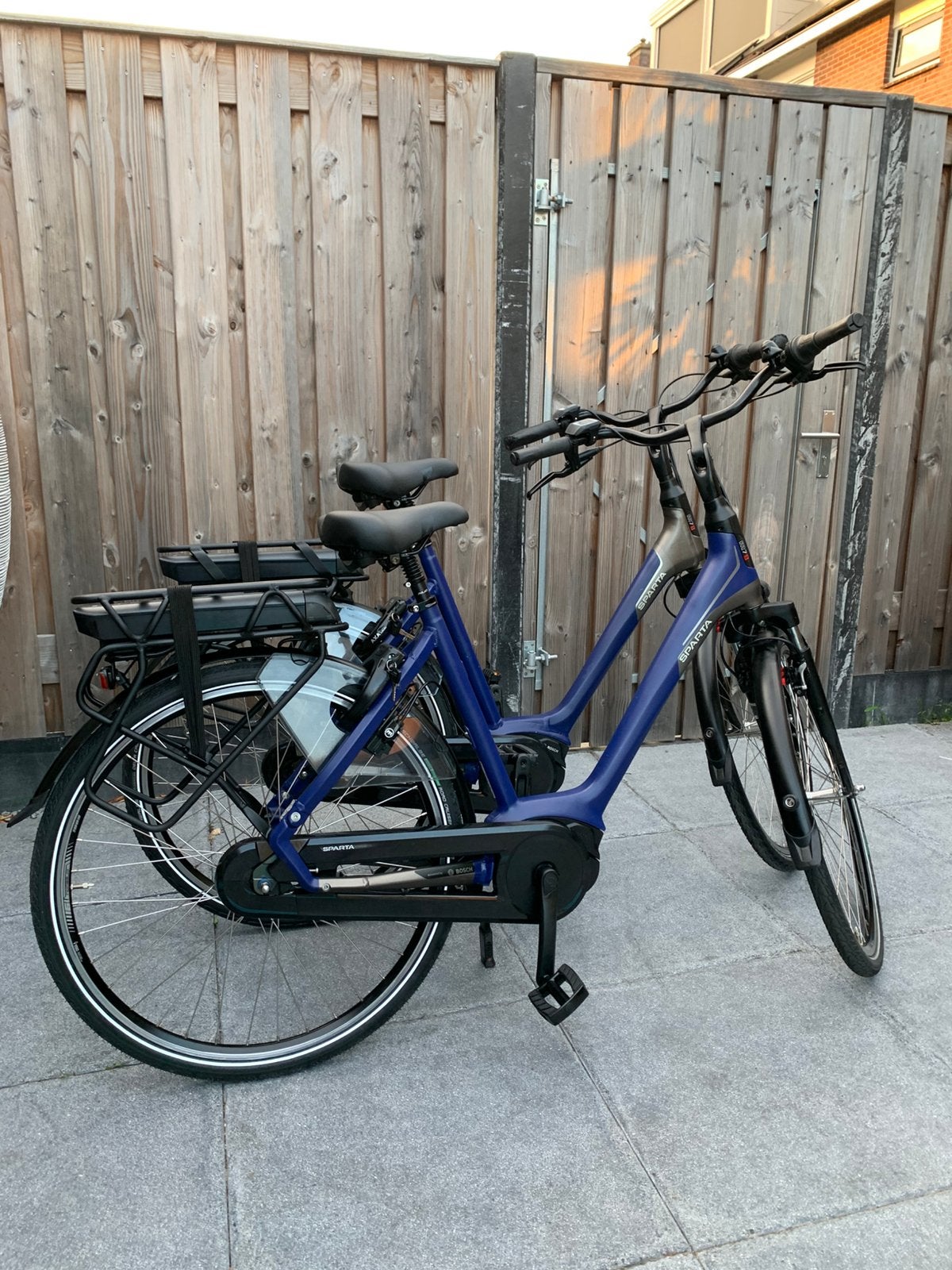 Set Sparta M7B elektrische fietsen bosch middenmotor 500Wh, Ophalen, Gebruikt, Sparta