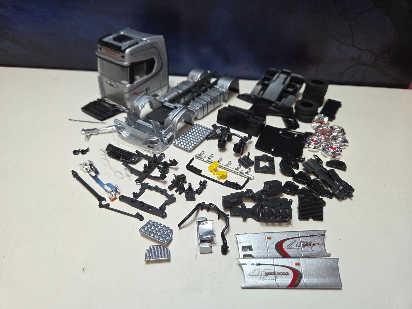 tekno scania met trailer onderdelen, Jobo.models@gmail.com, Ophalen of Verzenden, Tekno, Jobo-models
