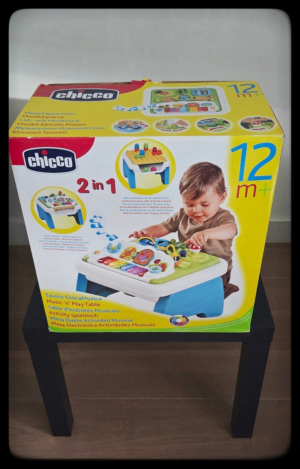 Chicco 2 in 1 speeltafel, Ophalen, Zo goed als nieuw, Bouwen