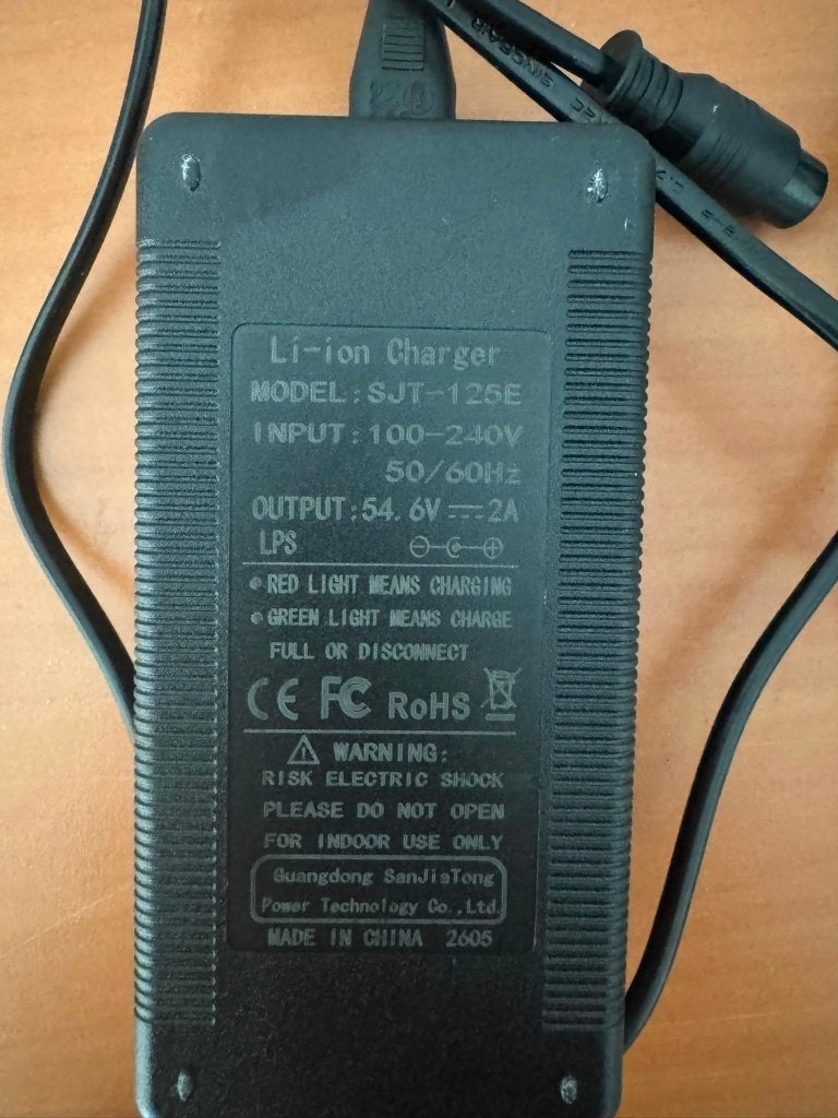 v20 oplader fatbike, Ophalen of Verzenden, Nieuw