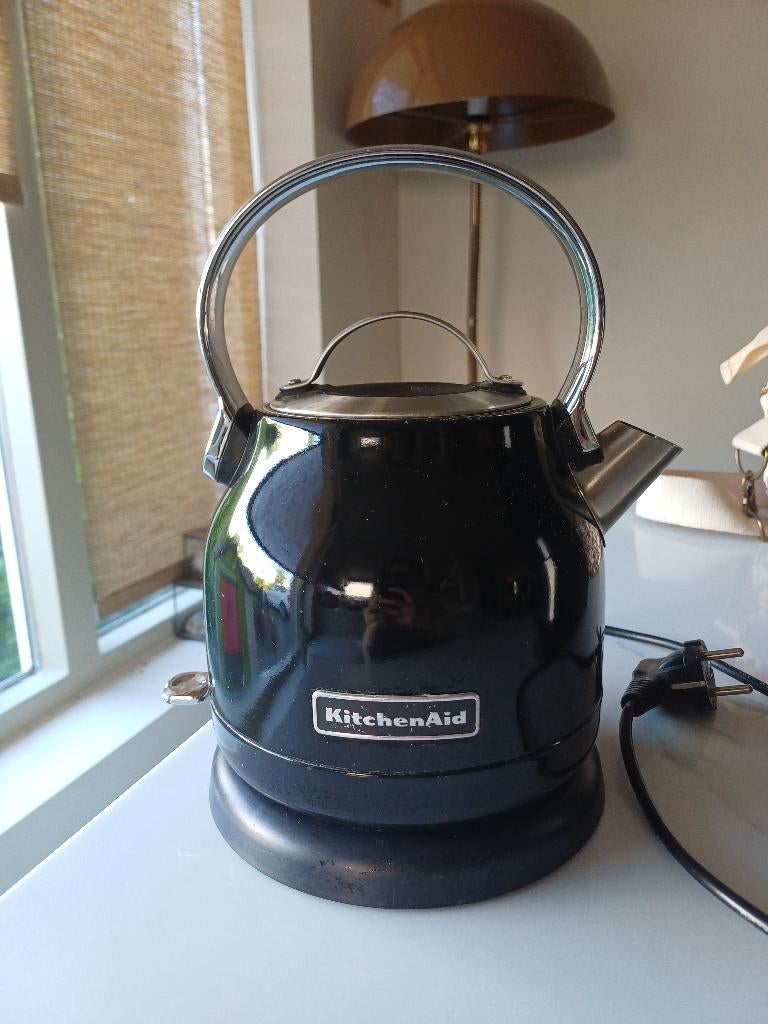 Waterkoker Kitchenaid zwart, Witgoed en Apparatuur, Waterkokers, 1 tot 2 liter, Ophalen of Verzenden, Gebruikt