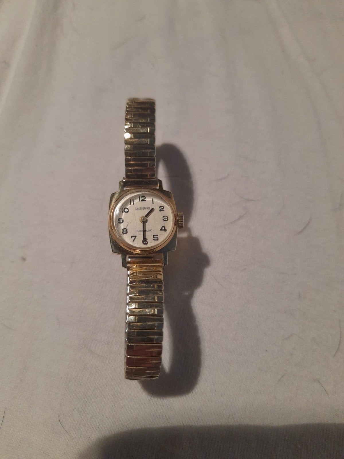 Kaiserstunde goud dameshorloge, Sieraden, Tassen en Uiterlijk, Horloges | Dames, Overige merken, Verzenden, Polshorloge, Overige materialen