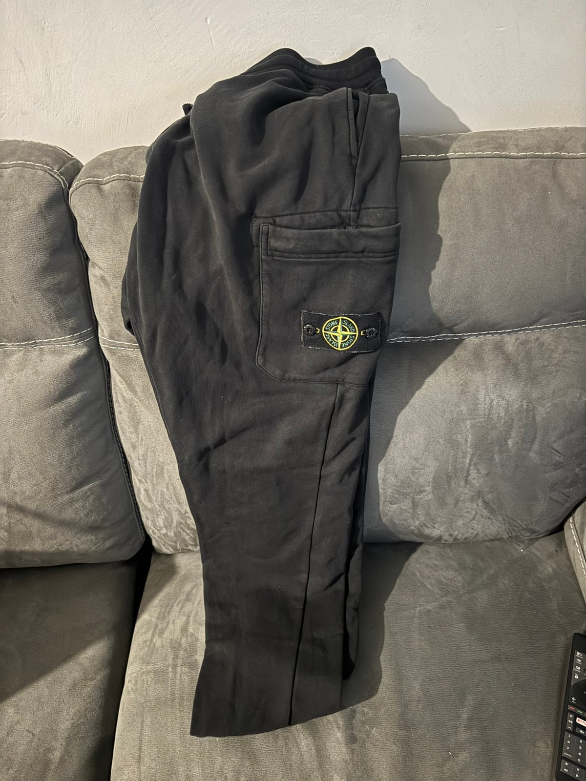 Stone island traningsbroek XXL, Ophalen of Verzenden, Zo goed als nieuw, Overige maten, Zwart