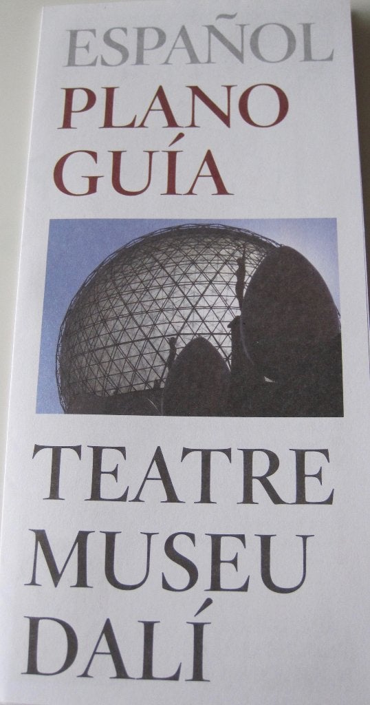 folder van het theater museum van Dali - Figueres - 2006, Ophalen of Verzenden, Zo goed als nieuw, Folder