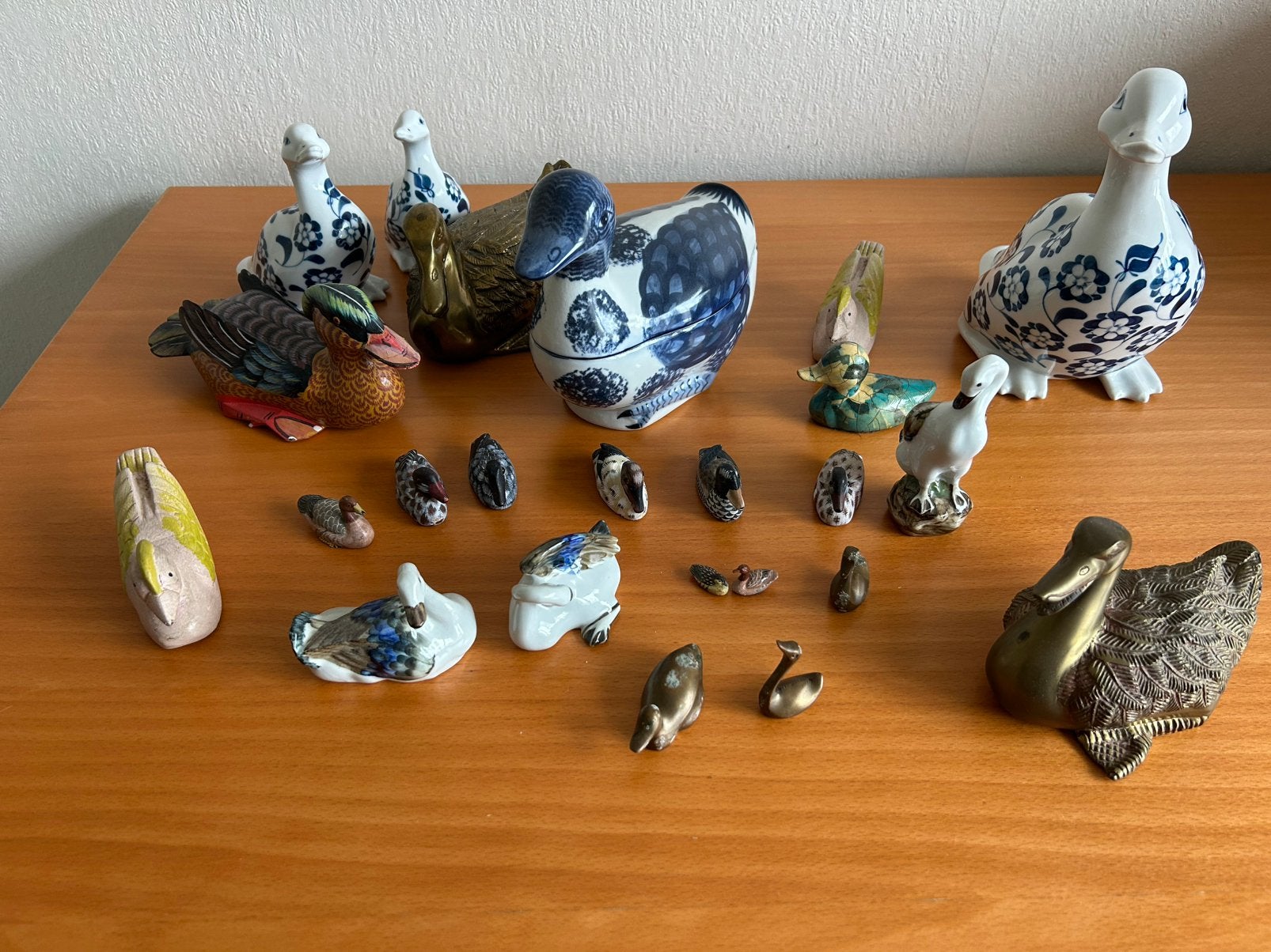 Eenden verzameling, Ophalen of Verzenden, Beeldje of Figuurtje
