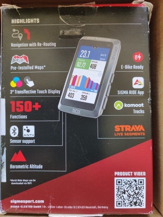 Sigma Rox 12.1 EVO, Ophalen of Verzenden, Zo goed als nieuw