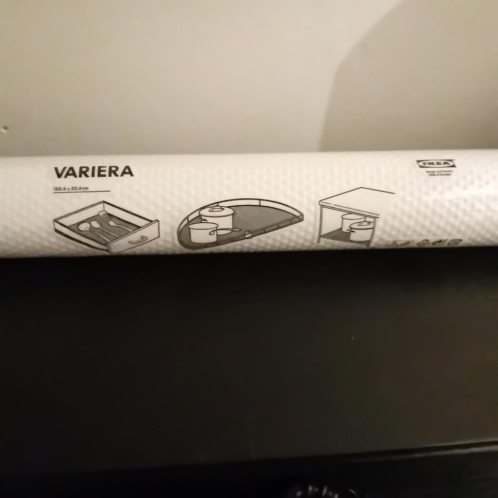 IKEA VARIERA Lade Mat, Antislip, Wit, 150x50 cm, Overige typen, IKEA, Kunststof, Nieuw