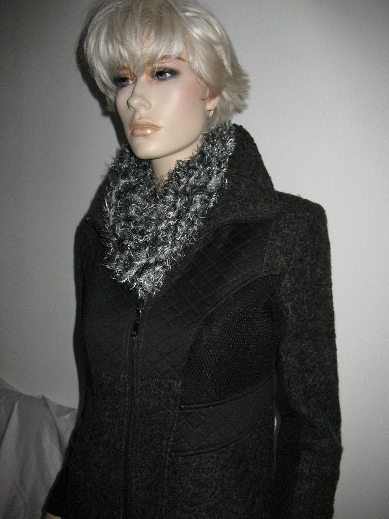 Dolce Vita Winter Jas Antraciet Gemêleerd Maat 36, Ophalen of Verzenden, Zo goed als nieuw, Dolce Vita, Maat 36 (S)