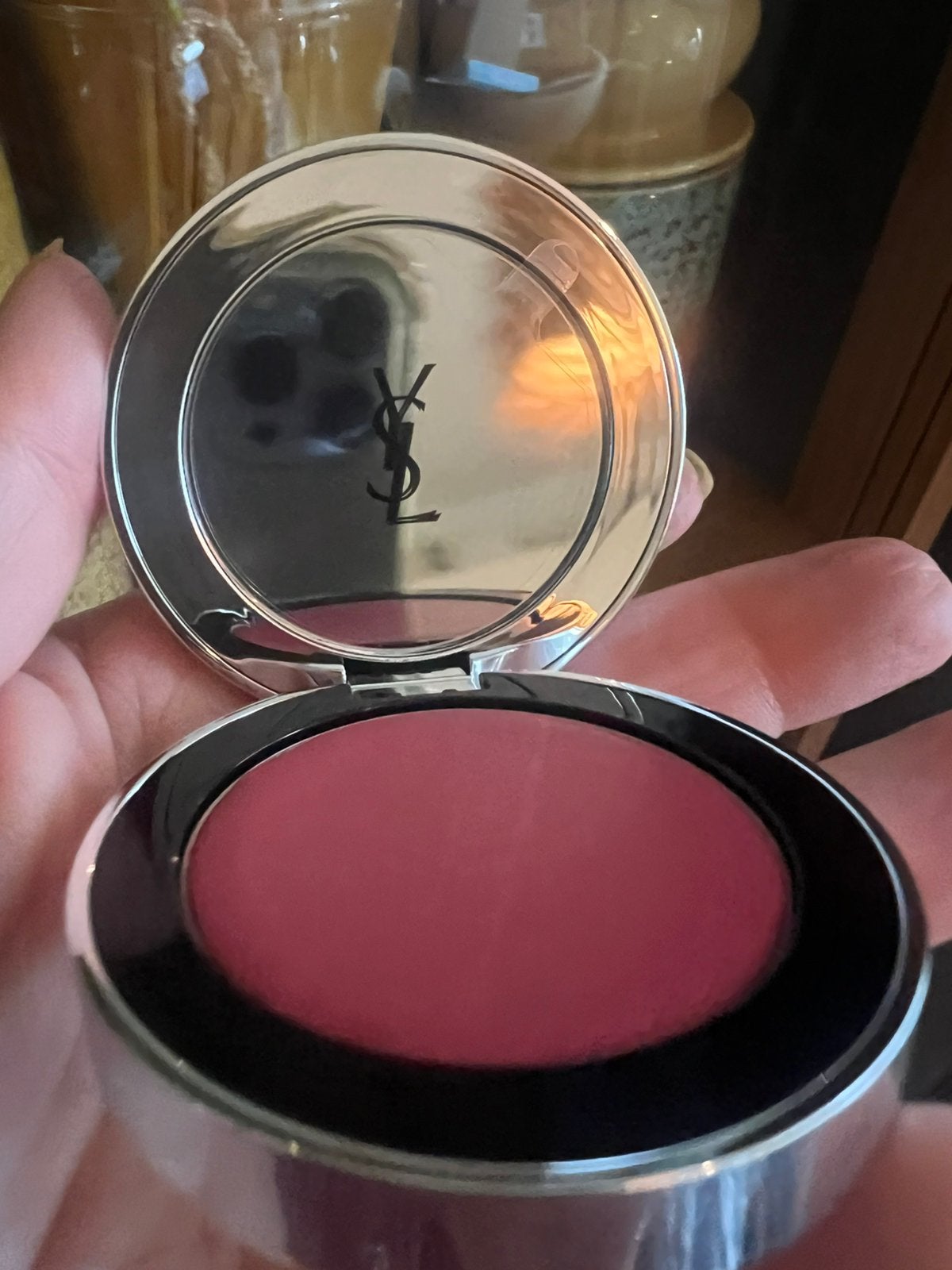 New- YSL- MAKE ME BLUSH CREAM 44 Nude Lavalliere, Ophalen of Verzenden, Nieuw, Roze, Wangen