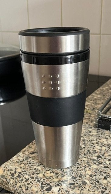 Thermosbeker, Ophalen of Verzenden, Zo goed als nieuw, Overige merken