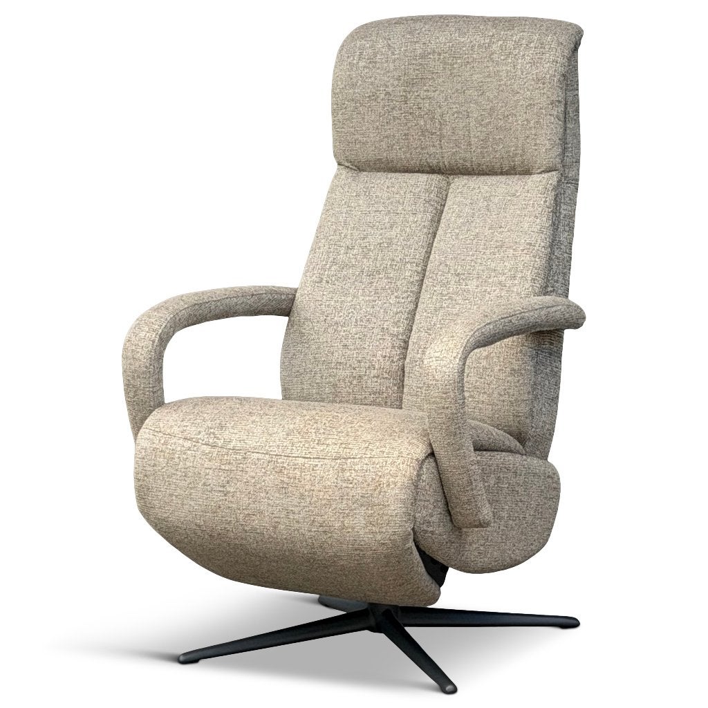 Design relax fauteuils stof Japandi kleuren Electrisch!!!, Huis en Inrichting, Fauteuils, Minder dan 75 cm, Nieuw, Ophalen of Verzenden