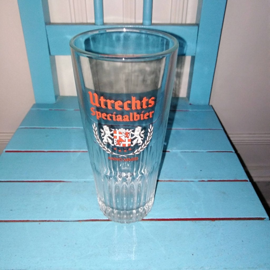 Bierglas Utrechts speciaalbier, Ophalen, Gebruikt, Glas of Glazen, Overige merken