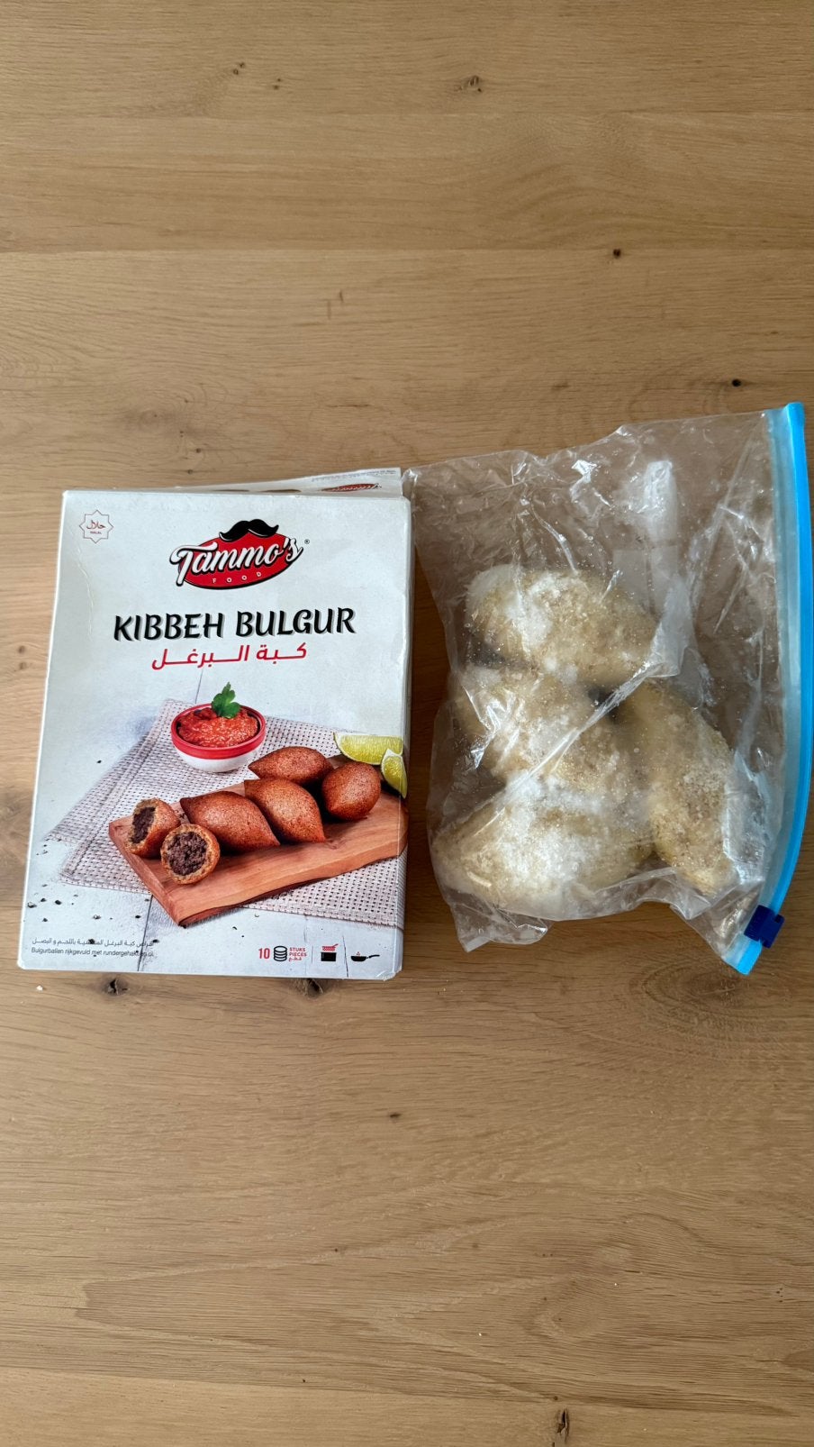Icli kofte - bulgur gehaktballen, Ophalen