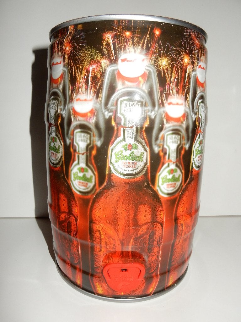 GROLSCH Bier 2000 Millennium 5 Liter Blik vaatje. (leeg), Ophalen of Verzenden, Zo goed als nieuw, Overige typen, Grolsch