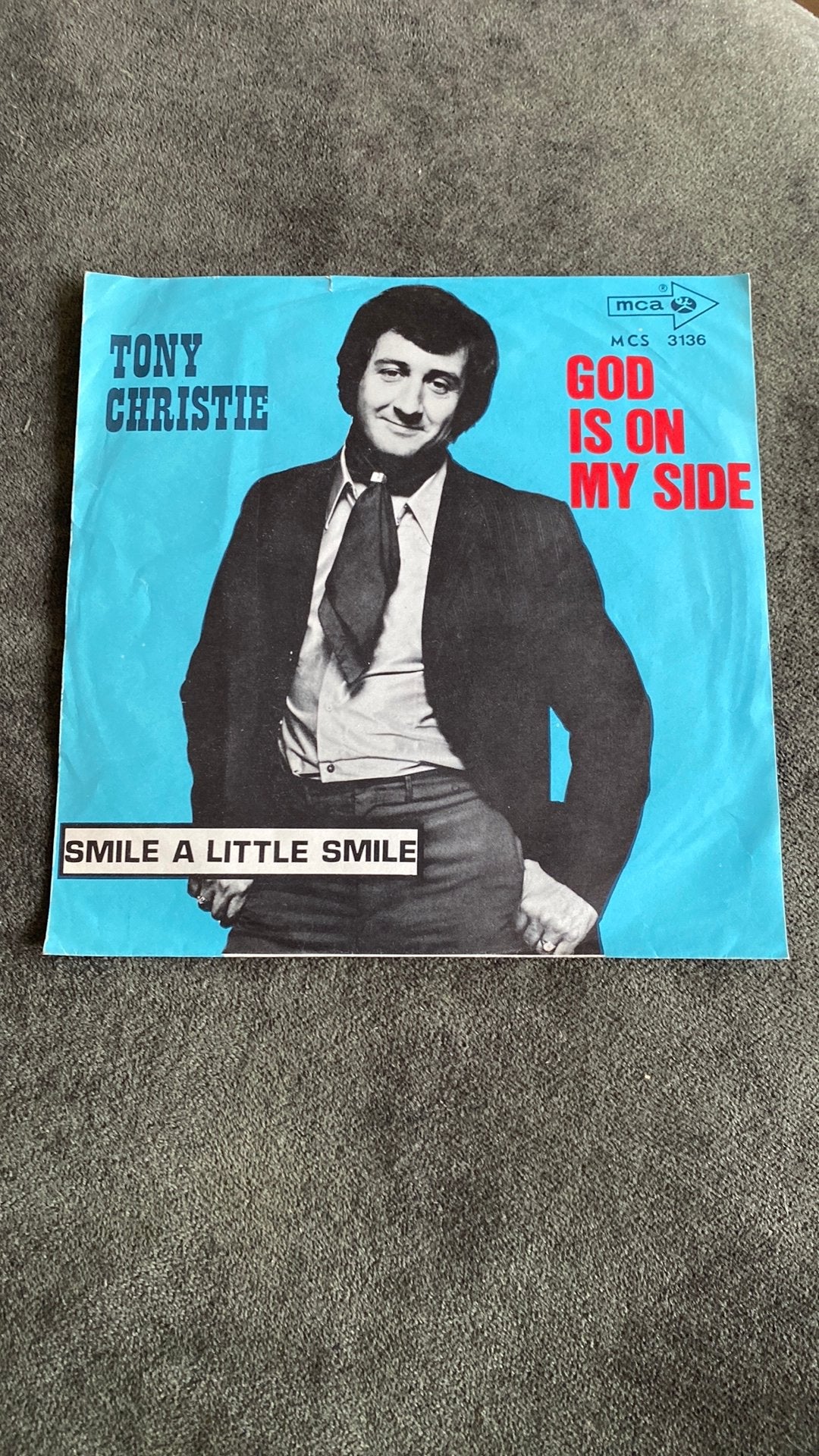 Vinyl single Tony Christie - God is on my side, Ophalen of Verzenden, Zo goed als nieuw, Pop