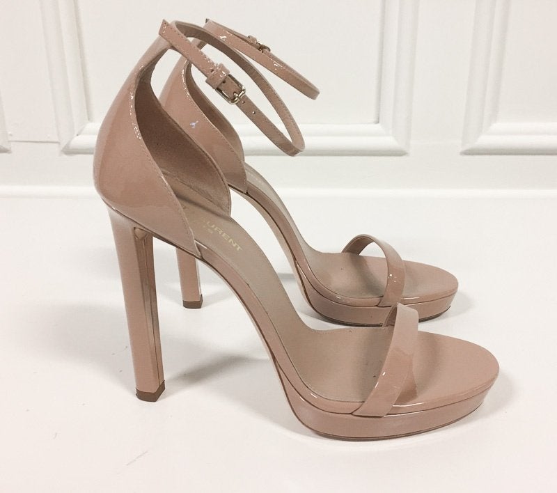 Originele Yves Saint Laurent pumps nude – maat 40, Beige, Ophalen of Verzenden, Zo goed als nieuw, Schoenen met hoge hakken