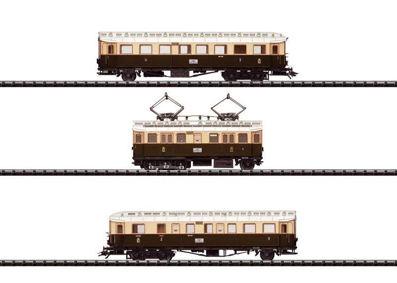 TRIX 22015 K.P.E.V. ET87 834, tp. I - HO, Treinset, Gelijkstroom, Trix, Nieuw