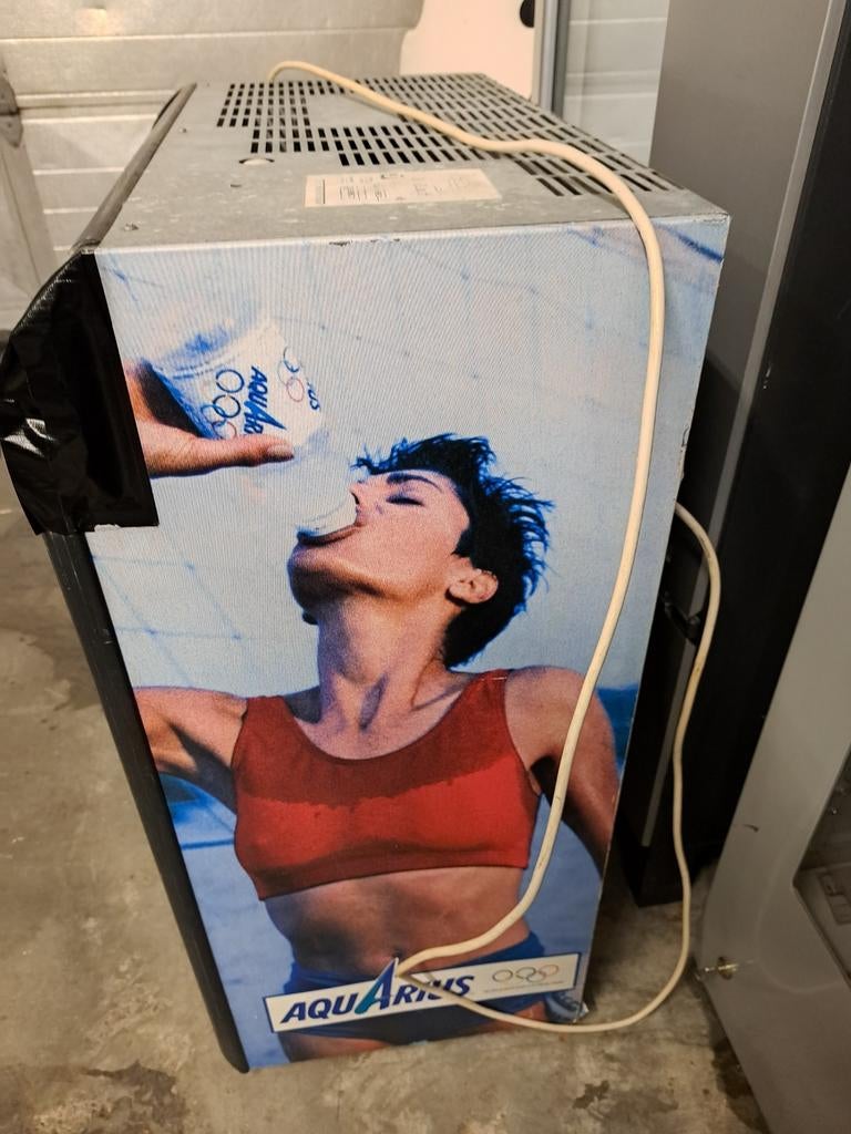 Schuifdeur koeling Aquarius, Ophalen