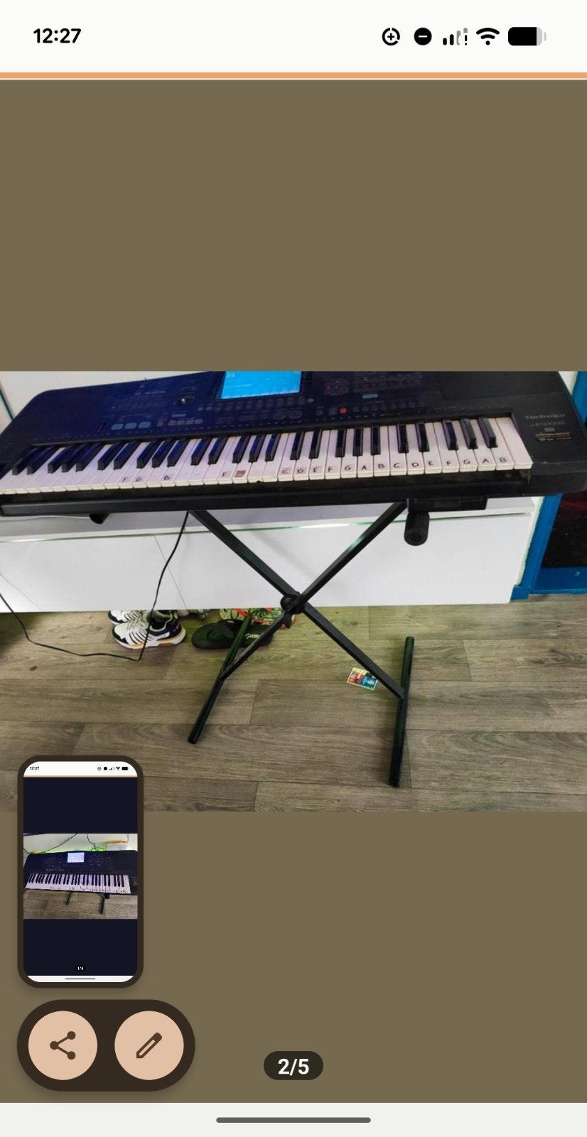 Technics SX-KN3000 Keyboard met standaard, Ophalen of Verzenden, Met standaard, Technics, 61 toetsen