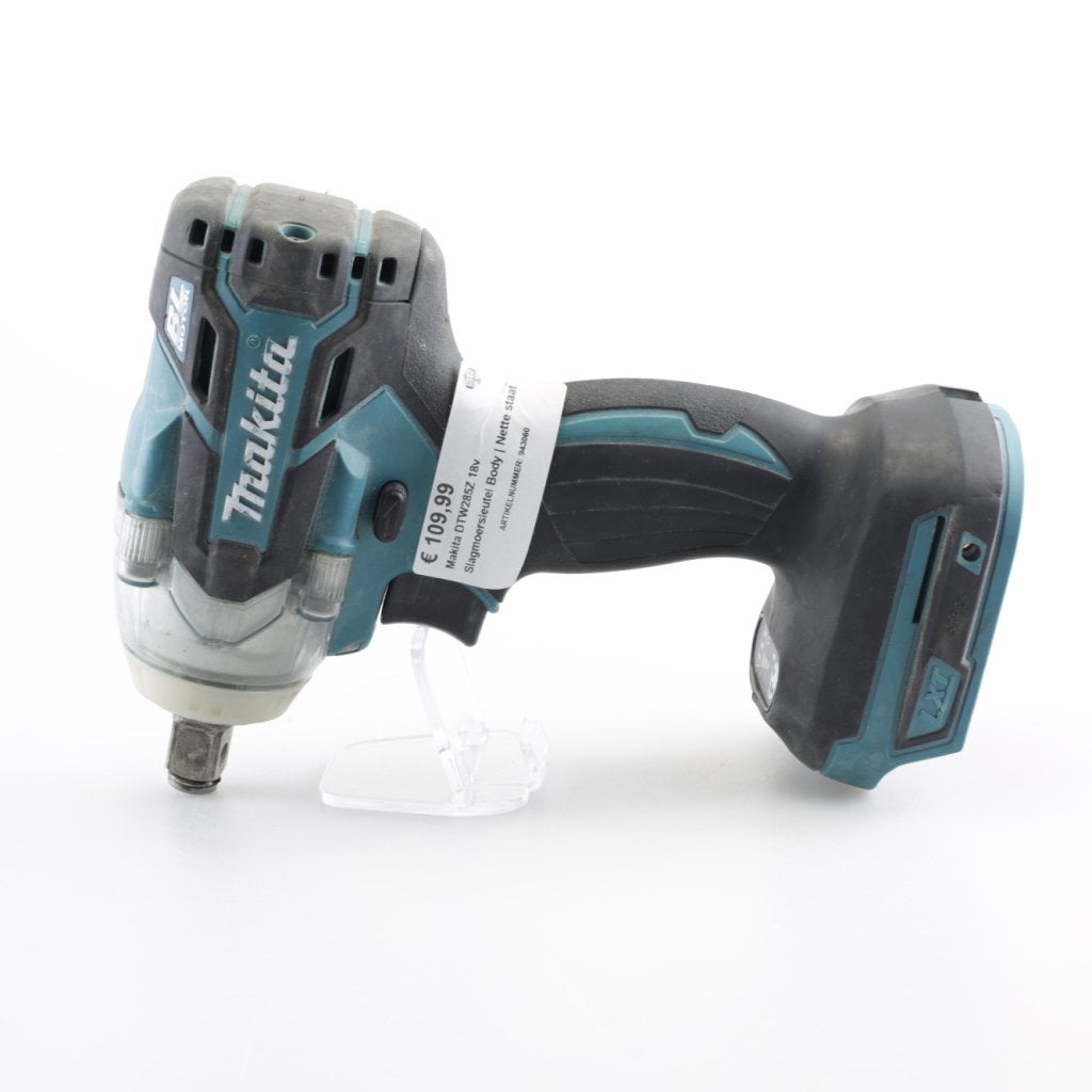 Makita DTW285Z 18v Slagmoersleutel Body | Nette staat, Makita, Zo goed als nieuw, Support@makita.com, Makita Corporation, 3-11-8, Sumiyoshi-cho, 
Anjo, Aichi 446-8502
Japan