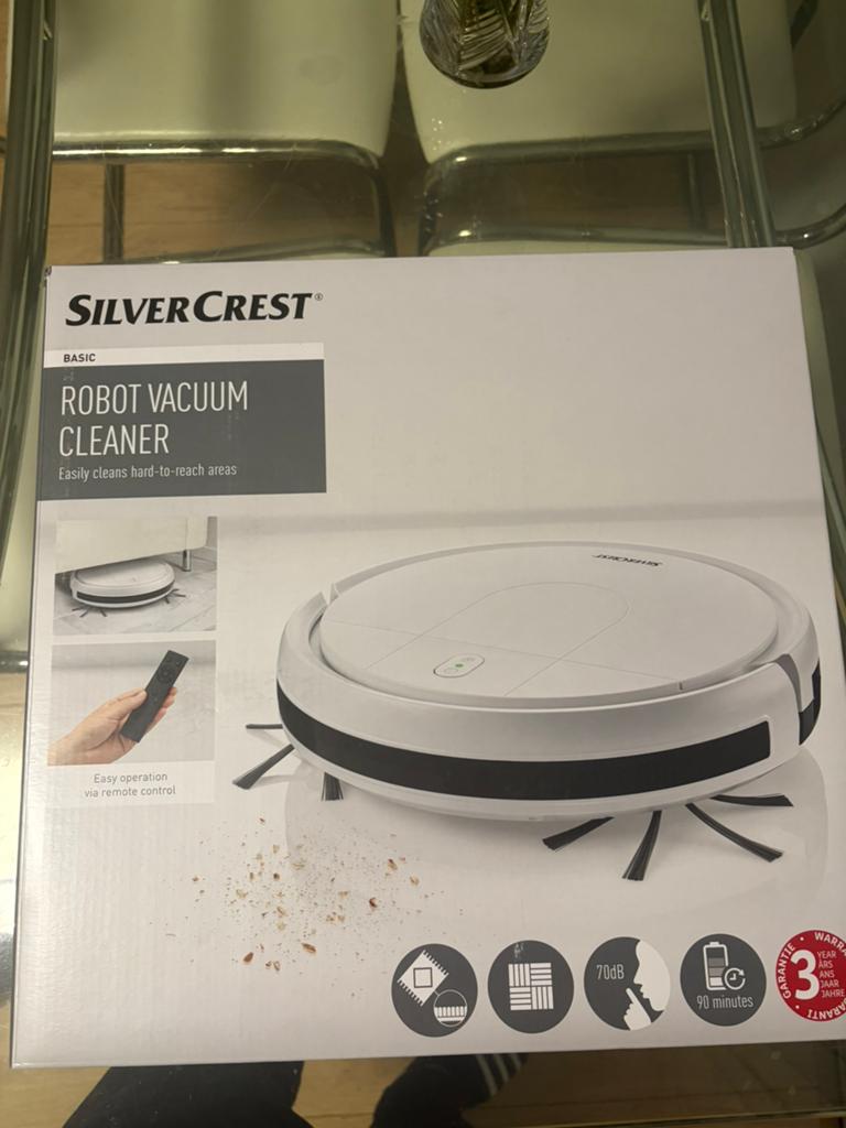 SilverCrest robot vacuum cleaner helemeaal nieuwe, Witgoed en Apparatuur, Stofzuigers, Overige merken, -, -, Nieuw