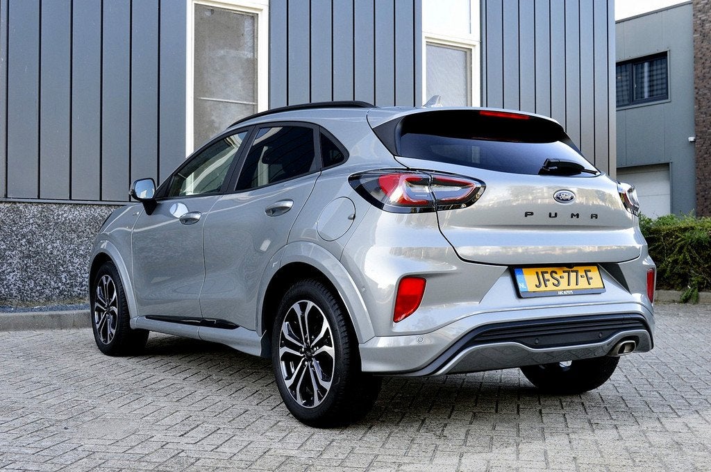 Ford Puma 1.0 EcoBoost Hybrid Rijklaarprijs-Garantie Navigat, Auto's, Ford, 12 maanden, Leder en Stof, 665 kg, Bedrijf