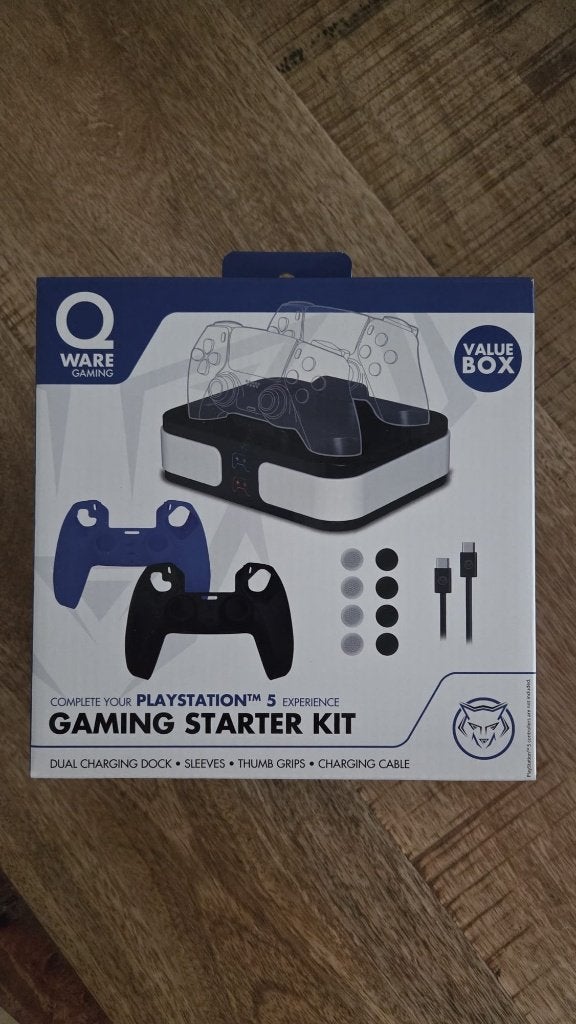 Qware PS5 Gaming Starter Kit (Value Box), Ophalen of Verzenden, Zo goed als nieuw, Voeding, Oplader of Kabel, PlayStation 5