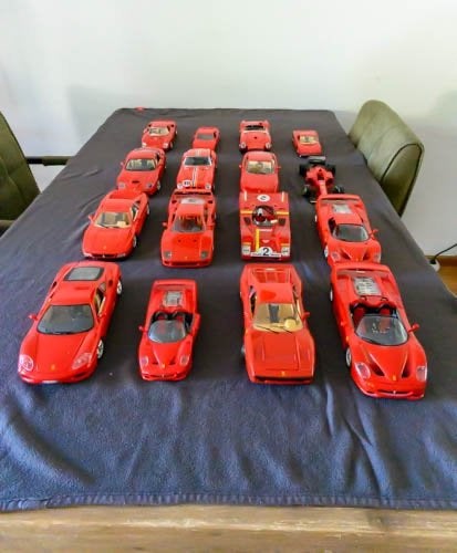 Ferrari modelauto's | Burago & Shell | groot en klein, Ophalen, Gebruikt, Auto