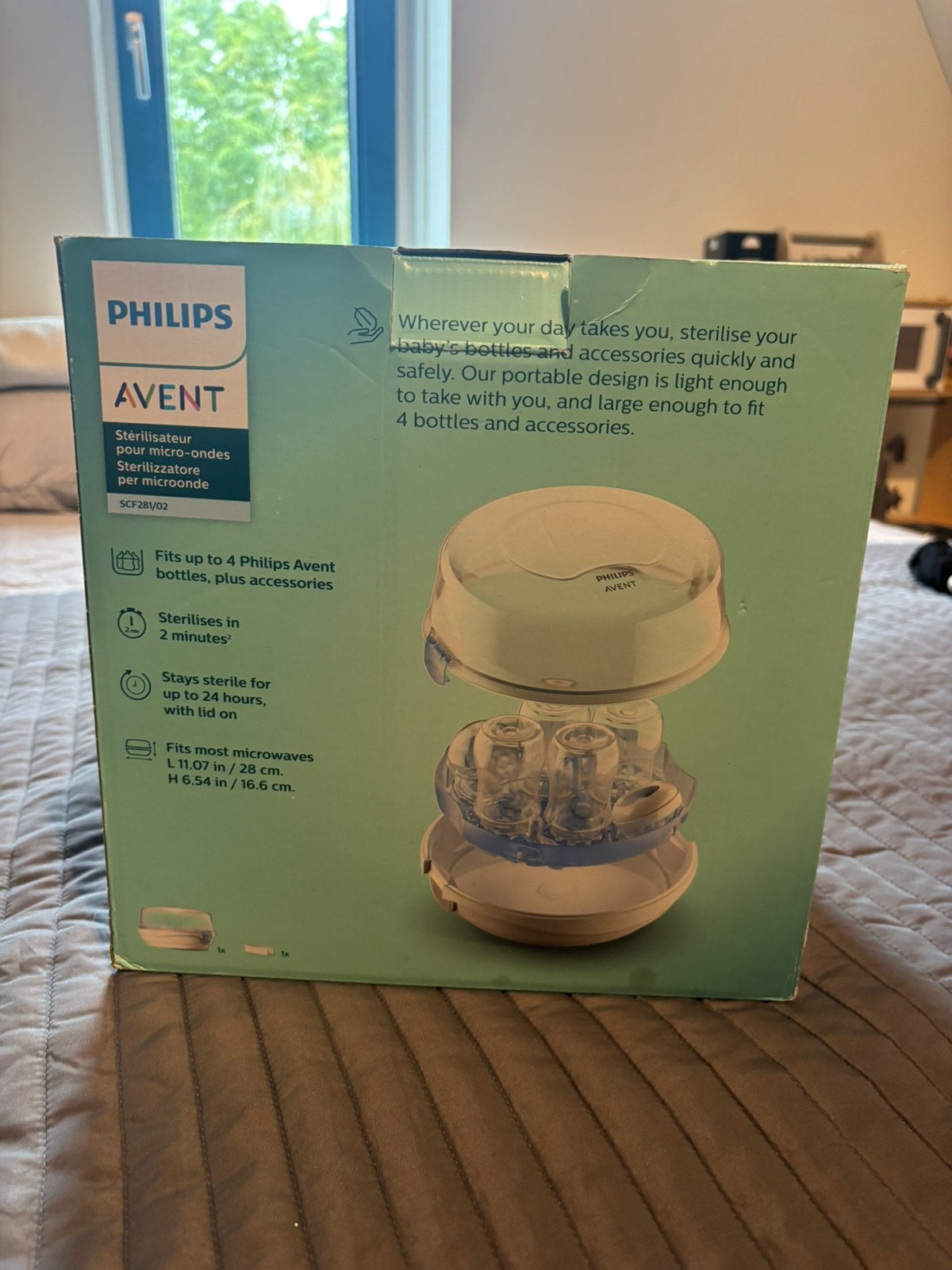 Philips Avent sterilisator te koop, Ophalen, Zo goed als nieuw