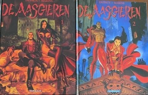 de Aasgieren	1*2*3*4-HC-Dufeaux*Marini-nieuwstaat-Dargaud, Complete serie of reeks, Ophalen of Verzenden, Zo goed als nieuw