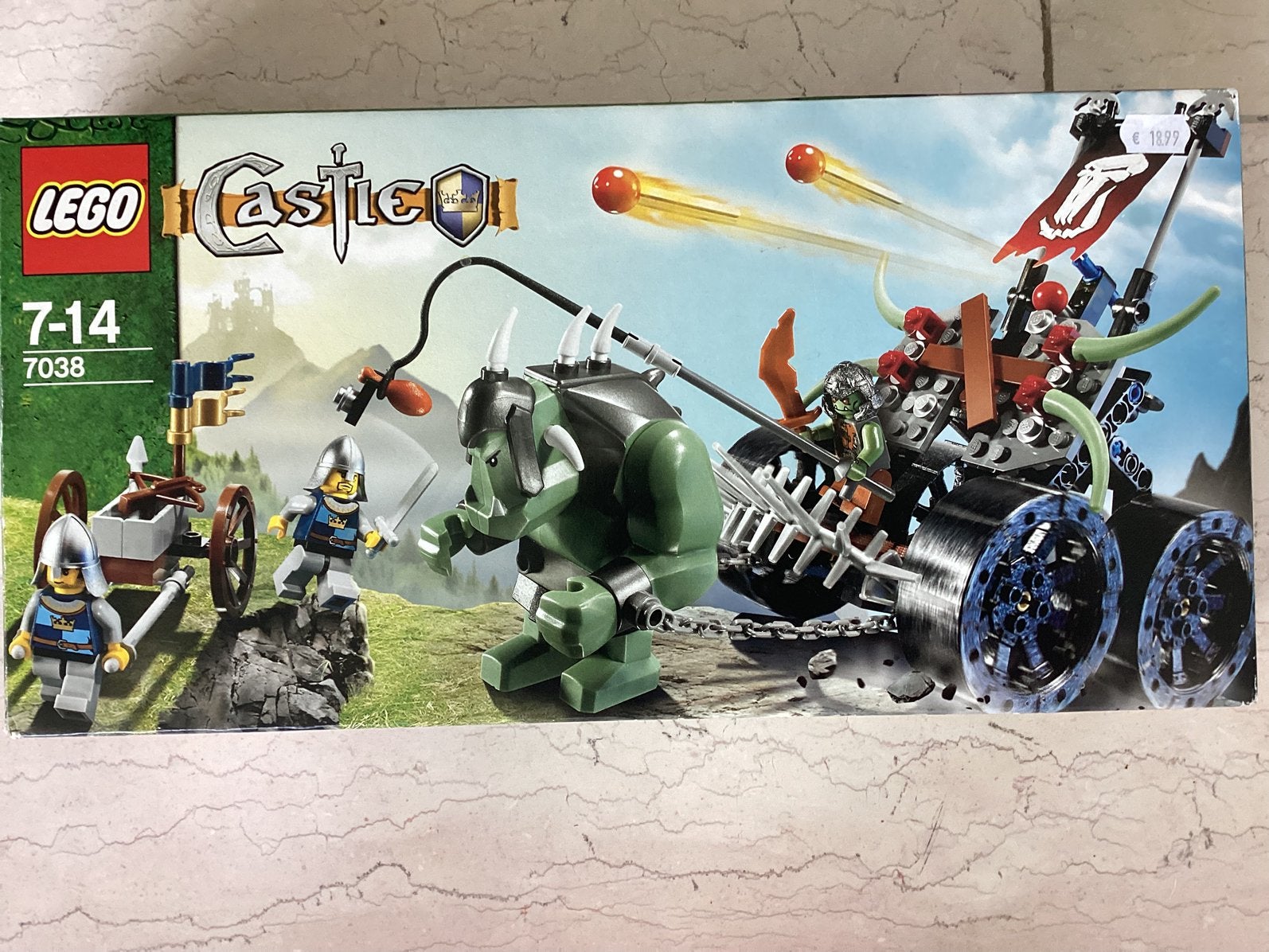 Lego 7038 Castle Troll assault wagon, Kinderen en Baby's, Speelgoed | Duplo en Lego, Ophalen of Verzenden, Zo goed als nieuw