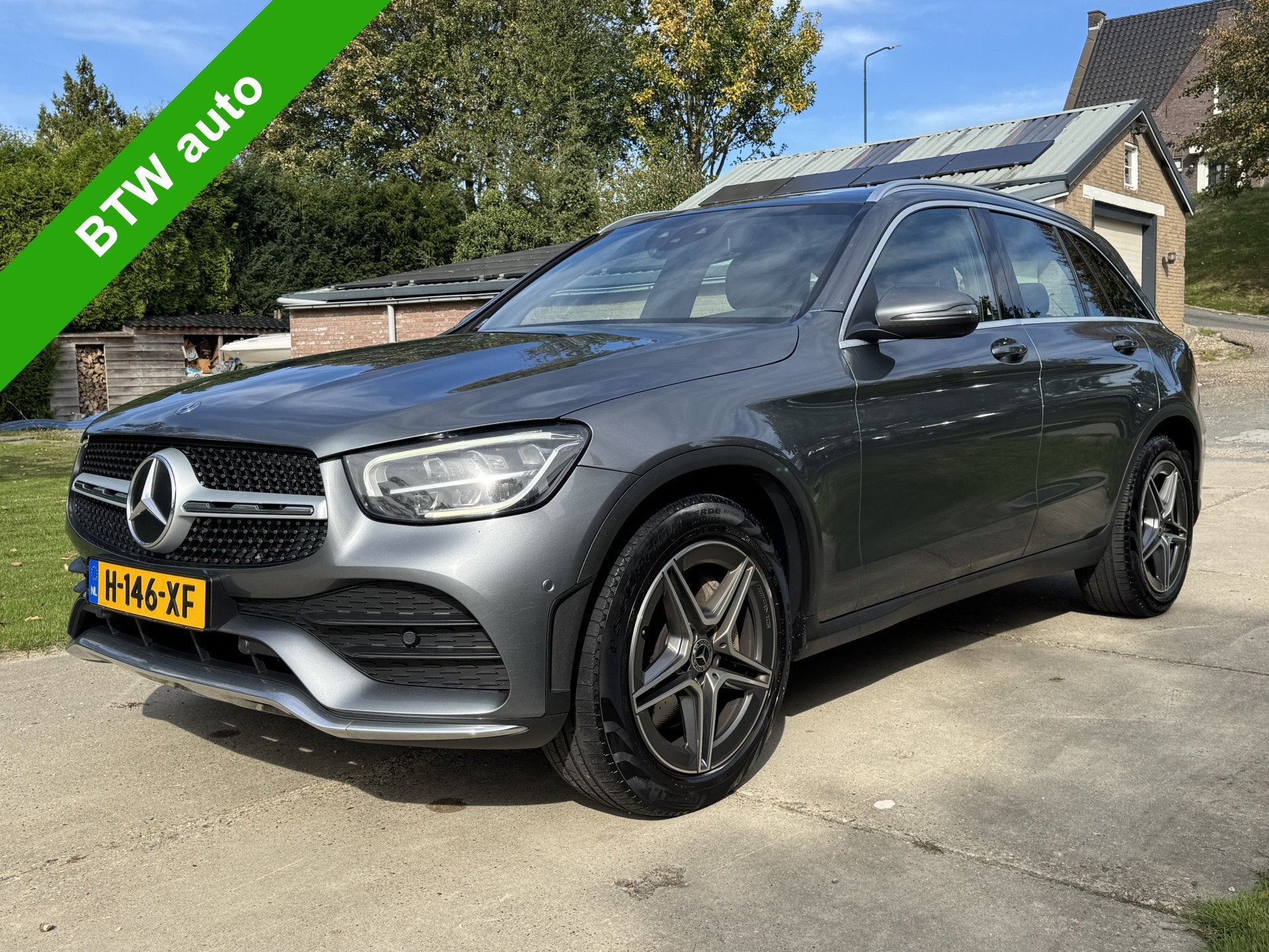 Mercedes-Benz GLC 220d AMG PREMIUM PLUS NW MODEL PANO DISTRO, Automaat, Achterwielaandrijving, Gebruikt, Alcantara