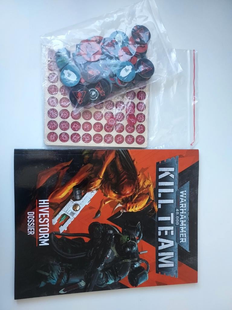 Warhammer 40k kill team hivestorm dossier, Ophalen of Verzenden, Zo goed als nieuw, Warhammer, Boek of Catalogus