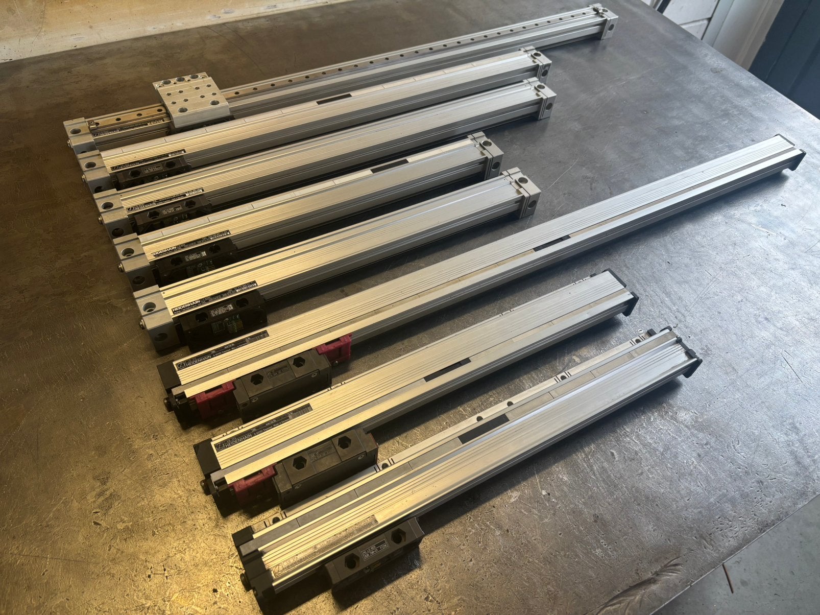 Haidenhein glasliniaal LS623 LS629 LS176 digitaal uitlezing, Ophalen of Verzenden, Gebruikt