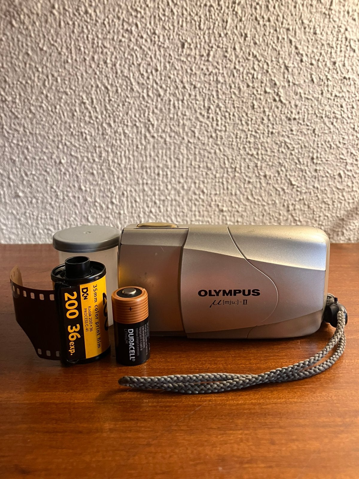 Olympus mju ii, Audio, Tv en Foto, Fotocamera's Analoog, Ophalen of Verzenden, Zo goed als nieuw, Compact, Olympus