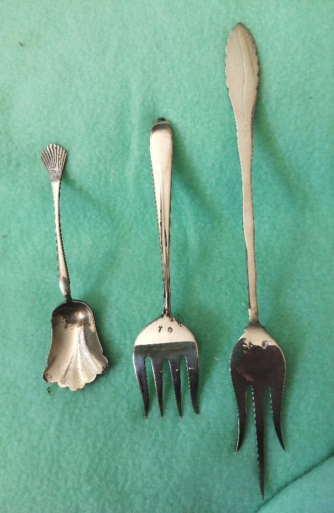 Zilveren art deco cakeprikker -vork, Antiek en Kunst, Ophalen of Verzenden