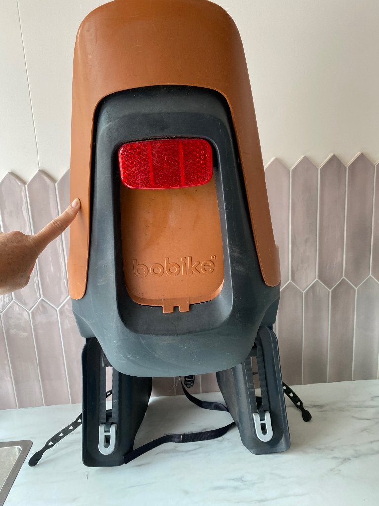 Fietsstoelje achter bobike, Fietsen en Brommers, Ophalen, Achterzitje, Gebruikt, 9 t/m 18 kg