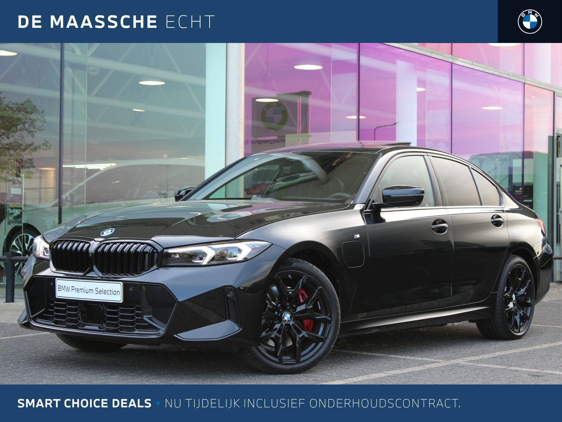BMW 3 Serie 330e M Sport Automaat / Schuif-kanteldak / Sport, Auto's, 1998 cc, Achterwielaandrijving, 4 cilinders, Zwart