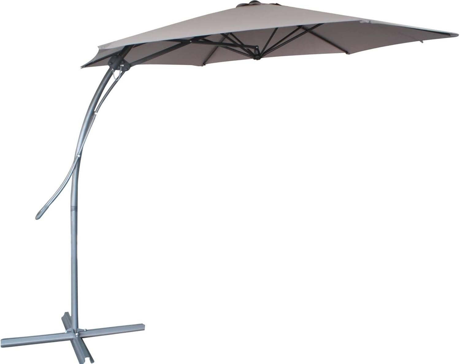 Parasol  grote zwevende parasol 3 meter doorsnede, Ophalen, Zo goed als nieuw, 3 tot 4 meter, Stokparasol